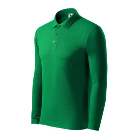 Malfini Pique Polo LS MLI-22116 trávově zelené pánské Polo tričko