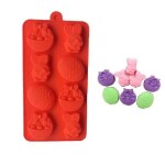 Dortisimo Silikonová forma na čokoládu Velikonoční zajíčci a vajíčka