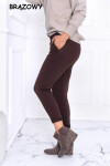 Dámské kalhoty LENA DARK MAROON L