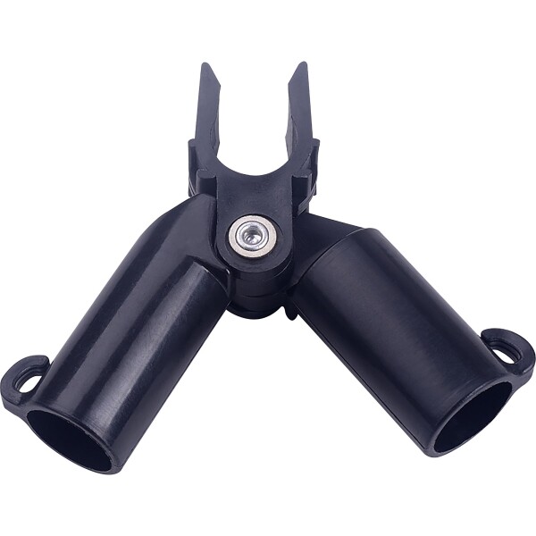 STREND PRO 2110361 Spojka na tyč, konektor A, 16mm, plast, černá, balení 6ks