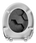 Schütte GREY HEXAGONS| Duroplast, Soft Close 4008431823928