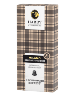 CAFFE HARDY MILANO – kapsle do kávovarů Nespresso, 10 ks