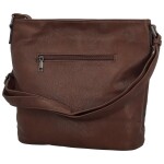Stylová dámská koženková crossbody kabelka Herta, coffee