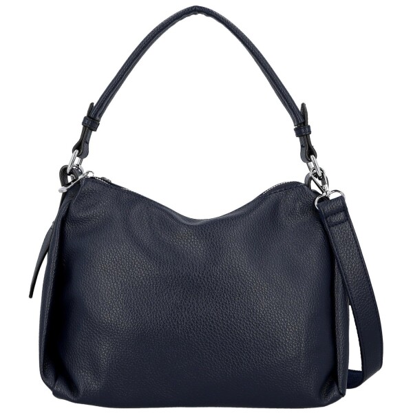 Trendy dámská koženková kabelka na rameno Magdalena, tmavě modrá