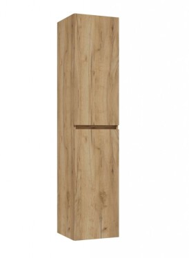 Kielle - Nefia Vysoká skříňka závěsná, 160x35x35 cm, zlatý dub 50027011