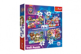 Puzzle Tlapková patrola: Hrdinové 4v1