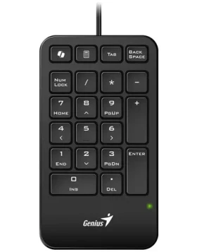 GENIUS NumPad 125 černá / Drátová numerická klávesnice / USB-C / slim design (31300019401)