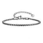 Pánský ocelový náramek Simon Vintage - chirurgická ocel, Vintage 18 cm + 5 cm (prodloužení)