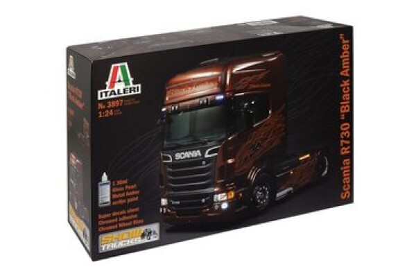 Italeri SCANIA R AMBER IT-3897 černá 1:24