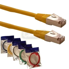 Optix FTP patch kabel Cat5e žlutý / Patch kabel / 1 m (859558981615)