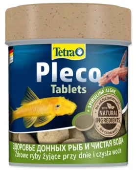 TETRA Krmivo Pleco Tablets 120 ks / Tablety se spirulinou / Pro býložravé ryby u dna (A1-199217)