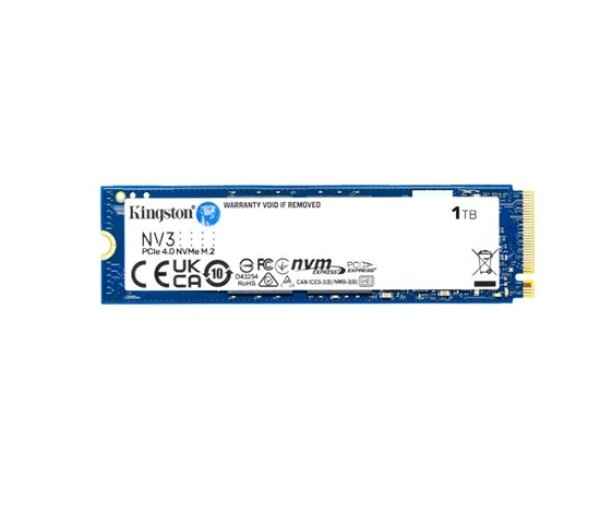 Kingston SSD 1TB NV3, M.2 2280, NVMe PCIe Gen4x4, (R: 6000MB/s; W: 4000MB/s) EDF_1532048