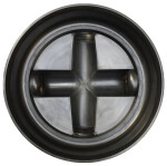 MIDAS Dno šachtové PP 600/200, sběrné typ X , bez těsnění , černé p1625