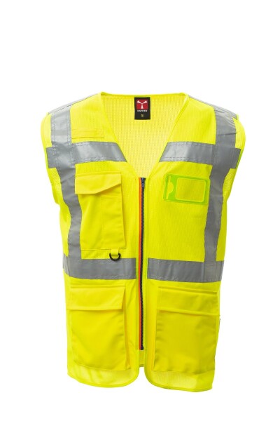 Pracovní vesta Payper EXTRA MESH Barva: Žlutá Fluo, Velikost: 4XL (S00245P058010064XL)