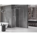 MEXEN/S - Velar sprchový kout, posuvné dveře 100 x 90, transparent, chrom 871-100-090-01-01