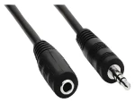 OEM Prodlužovací kabel Jack 3,5mm černá / Audio kabel / Jack 3,5mm (M) - Jack 3,5mm (F) / 10 m (11.99.4359)