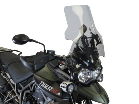 Triumph Tiger 800/800 XC / Xcx / Xrx /XR / Xrt Powerblade - nastavitelný plexi štít - Čiré