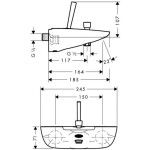 HANSGROHE - PuraVida Vanová baterie, chrom 15472000