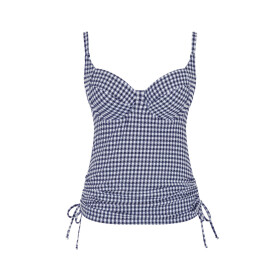 Tankini navy gingham SW1741