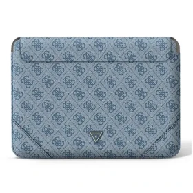 Guess 4G Uptown Triangle Logo modrá / Obal na notebook / 16" (GUCS16P4TB)