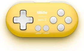 8BitDo Zero 2 žlutá / Bezdrátový ovladač / Bluetooth / pro Windows Android Sraspberry Pi Switch (RET00221)