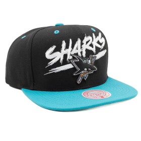 Mitchell & Ness Pánská kšiltovka San Jose Sharks NHL Transcript Snapback