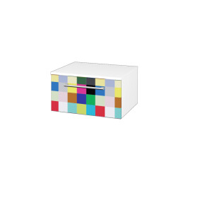 Dřevojas - Nízká skříňka DOS SNZ1 60 - N01 Bílá lesk / Úchytka T03 / IND Individual 281212C