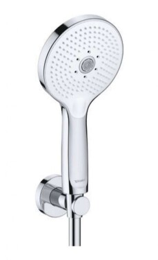 DURAVIT - Sprchy Set sprchové hlavice, držáku a hadice, 3 proudy, chrom/bílá UV0712001005