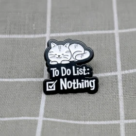 Pinarna.cz Spící kočka - To Do List: Nothing / Seznam toho, co udělat: Nic