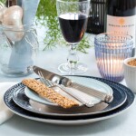 GREEN GATE Příborový set Dinner Silver – set 4 ks, šedá barva, kov