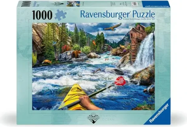 Ravensburger Puzzle Wanderlust: Jízda divokou řekou
