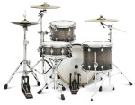 DWe 4-Piece Candy Black Burst Over Curly Maple Exotic Kit
