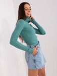 Jumper PM SW 1087.09 tyrkysová M/L