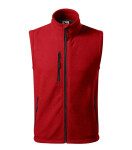 Exit fleece vesta unisex červená XS