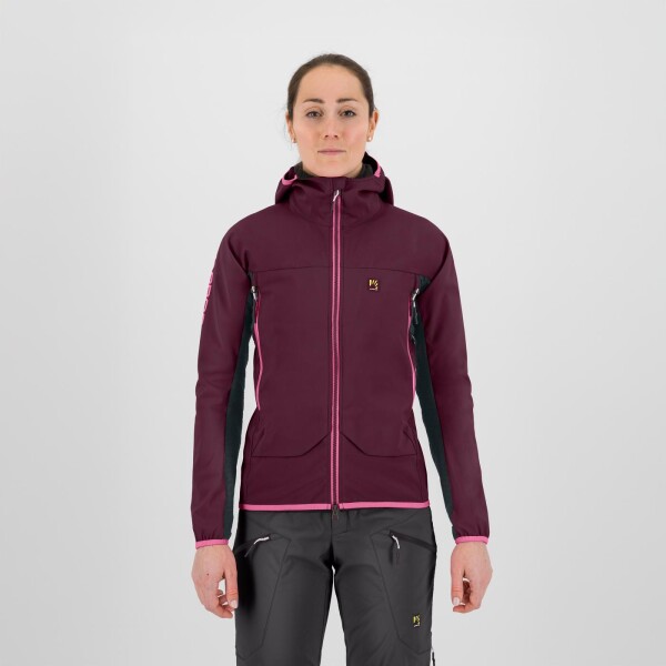KARPOS Pizzo Bianco Evo W Jacket, Crimson/Woodl.Gray velikost: S