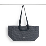 HAY Taška Grid Weekend Bag S Dark Blue, modrá barva, textil