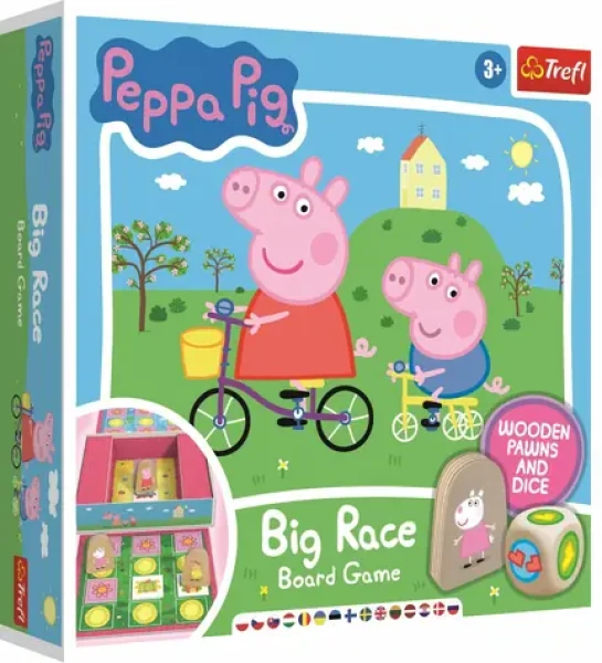 Trefl - Hra - Prasátko Peppa: Velký závod