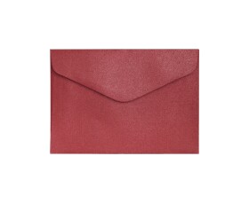 Obálky C6 Pearl červená K 150g, 10ks, Galeria Papieru
