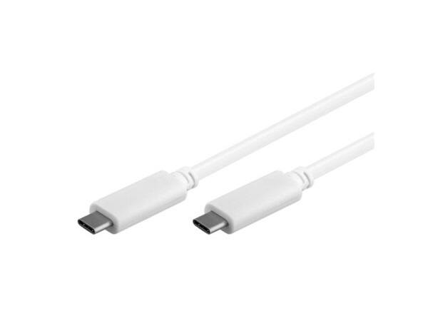 PremiumCord Kabel USB-C M/M bílá / 1m (ku31cc1w)