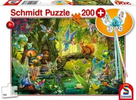 SCHMIDT Puzzle Víly v lese + dárek vílí hůlka