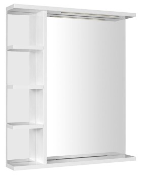 AQUALINE - KORIN STRIP zrcadlo s LED osvětlením a policemi 60x70x12cm KO370S