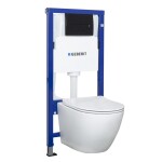 KERRA - Instalační set Geberit + mísa Delos + tlačítko 5907548116871