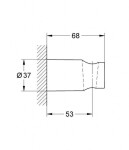 GROHE - Vitalio Universal Držák sprchy, chrom 26102000