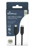 MediaRange USB-C - USB-C černá / Datový a nabíjecí kabel / USB 3.2 Gen 1 / PD 100 W / 10 Gbit/s / 1,2 m (MRCS214)