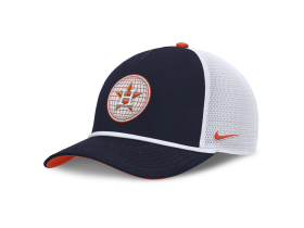 Nike Pánská kšiltovka Houston Astros MLB Primetime Dri-Fit Rise Structured 5 Panel Trucker Cap tmavě modrá Velikost: M/L