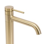 REA - Umyvadlová vysoká baterie LUNGIS - Brush Gold Super vysoká REA-B6101