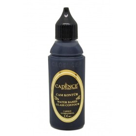 Kontura na sklo a porcelán Cadence, 50 ml - black, černá