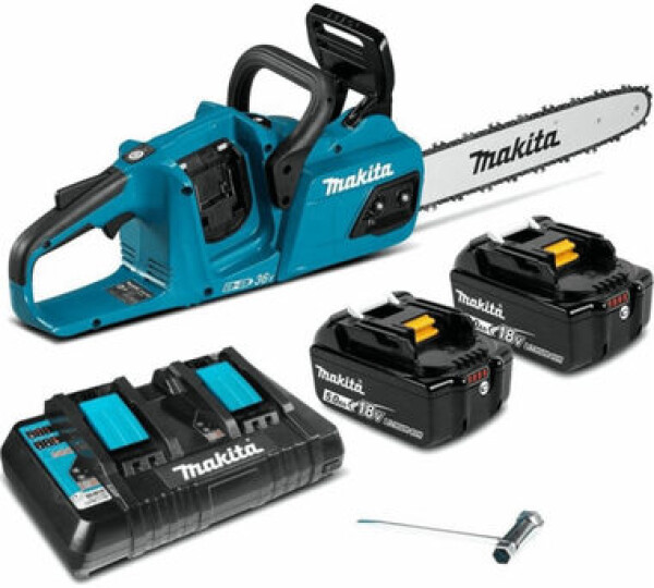 Makita DUC355PT2 / Aku řetězová pila / 2x 18V / Li-ion / 2x 5.0 Ah (DUC355PT2)