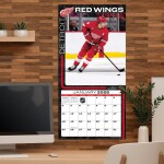 JF Turner Kalendář Detroit Red Wings NHL 2026 Wall Calendar