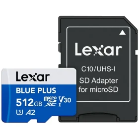 Lexar BLUE PLUS microSDHC/microSDXC 512GB / čtení: 160MBps / UHS-I / V30 (LMSBLPL512G-BNANG)